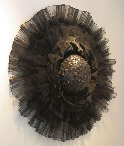 Big, Black, Beautiful, 2006 — Bronze & reconstructed ballgown — Shirley Klinghoffer