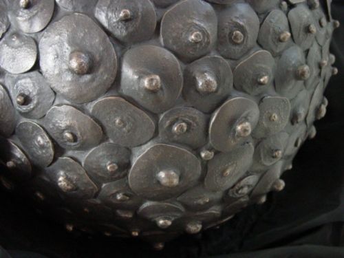 Big, Black, Beautiful (detail), 2006 — Bronze & reconstructed ballgown — Shirley Klinghoffer